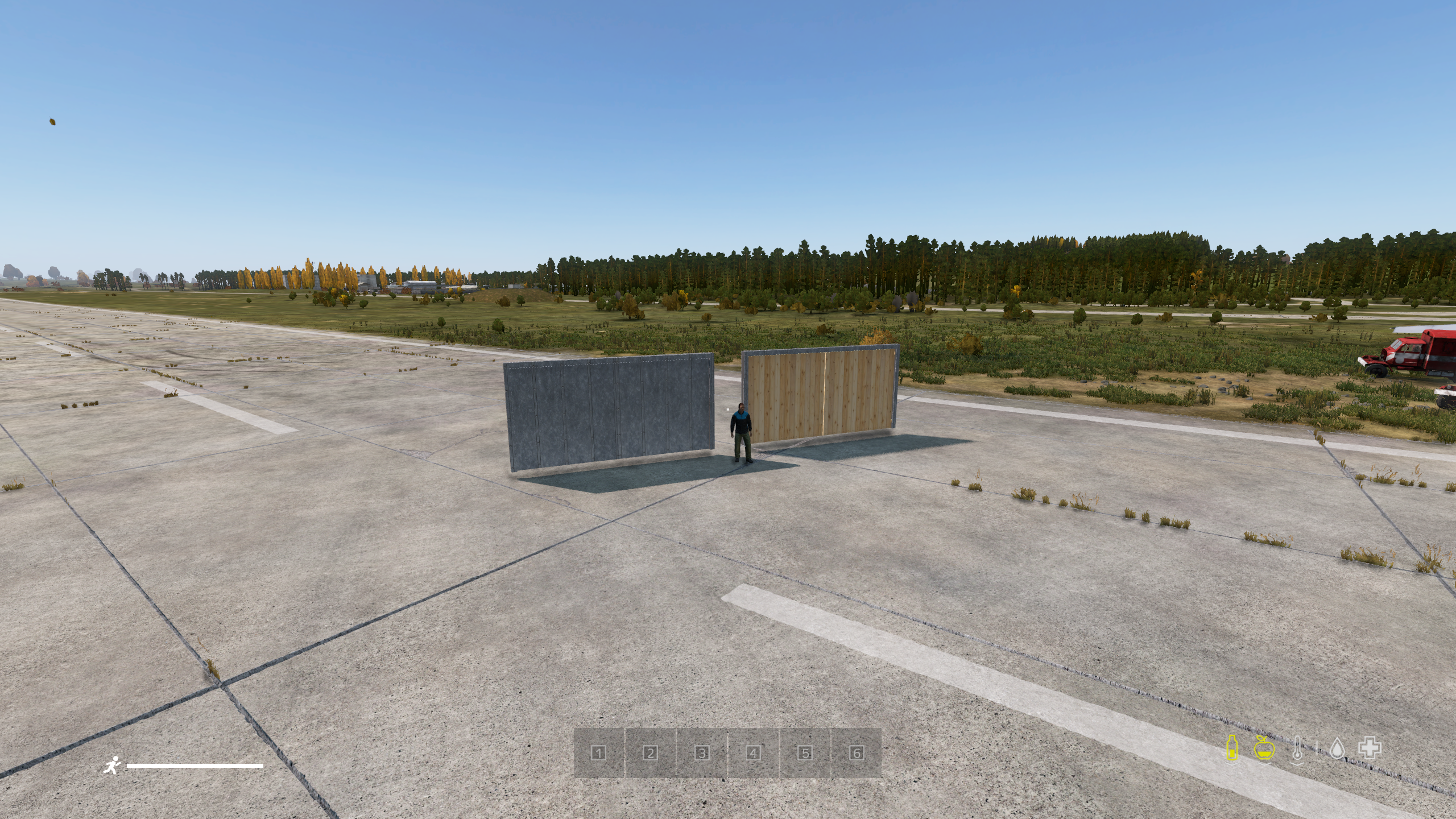 In-game NorthStar timber and steel wall panels